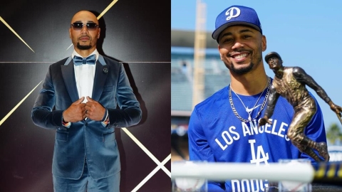 MLB(影)/最強工具人「連這裡都能守」!道奇貝茲挑戰主持獲網讚:救了頒獎典禮