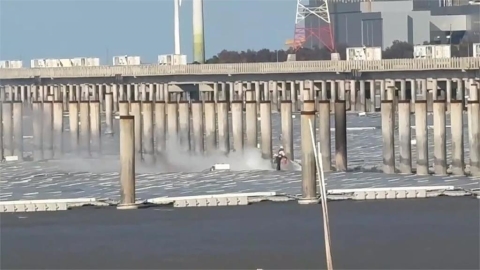 免驚！彰濱海上光電板「6年3起火警」　經濟部保證：損害輕無傷亡