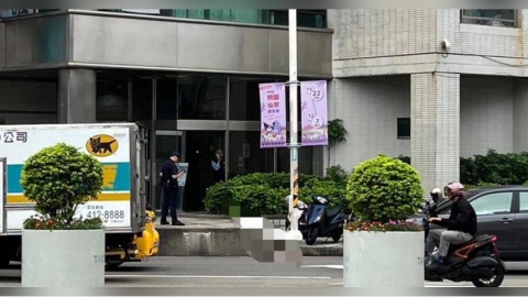 桃園市府圓環驚傳墜樓案 中年男子無生命跡象搶救中