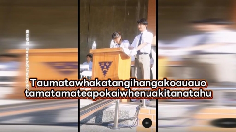 雄中「最強司儀」！　介紹詞結合饒舌.繞口令引師生歡呼