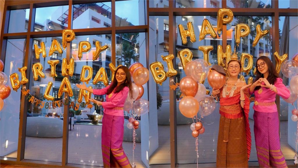 陳美鳳為摯友藍心湄飛泰國慶生!2人同穿傳統服飾「少女感」畫面曝光