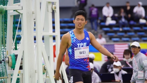 綜合/聽奧首面獎牌出爐!18歲新秀危宇澤田徑「十項全能」殺出重圍獲頒總統賀電