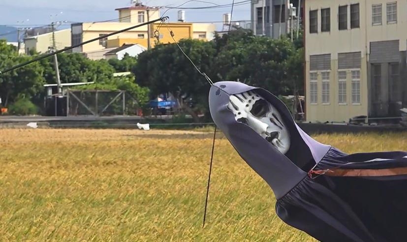 嚇鳥還是嚇人? 台中「稻草鬼人」爆紅