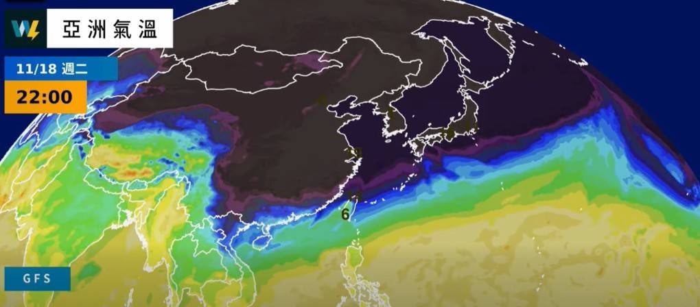 快新聞／東北季風急凍北台！低溫下探15度　山區24小時雨量飆豪雨等級