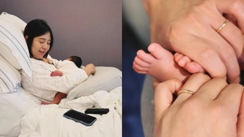 劉品言順利產女!甜謝老公一路陪伴 連晨翔深情告白「我好愛妳們」