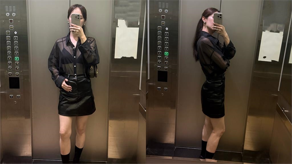 黑澀會美眉小薰竟衝夜店！「超辣黑絲衣＋短裙」誠意外洩大秀好身材