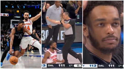 NBA(影)/罕見一幕!獨行俠「再見進攻犯規」葬送比賽 哨音一響全場傻眼了