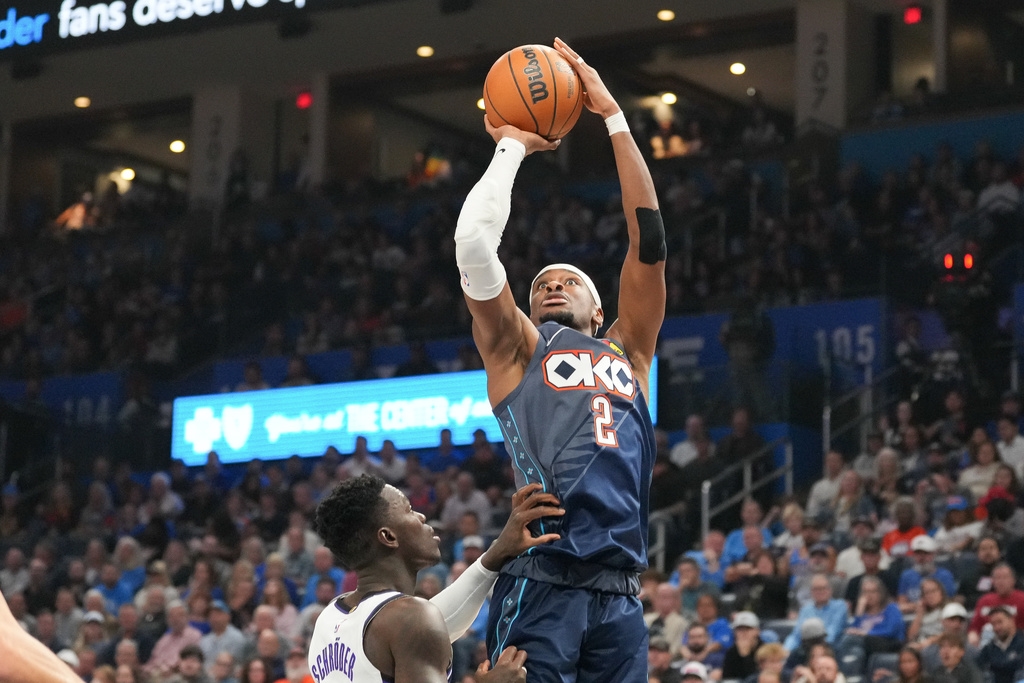 NBA(影)/衛冕軍展現強大實力!SGA狂砍33分雷霆大勝國王拿下七連勝