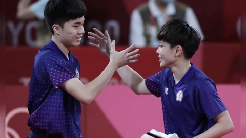 桌球／台灣「黃金混雙」林昀儒／鄭怡靜傳捷報！晉WTT馬斯喀特球星挑戰賽8強