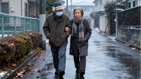 入冬濕冷明顯 長者清晨外出更需注意保暖