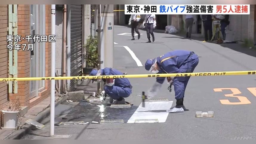 2台男東京街頭「遭鐵棒毆打」！5日男遭逮　主嫌長相曝光