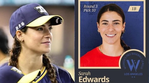 中職／中信兄弟前打擊教練莎菈被WPBL洛杉磯第3輪指名　以球員身分前進職棒