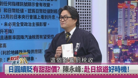 週末趴(影)／日圓換匯最佳時機來了？達人曝「看到160」趕快進場！