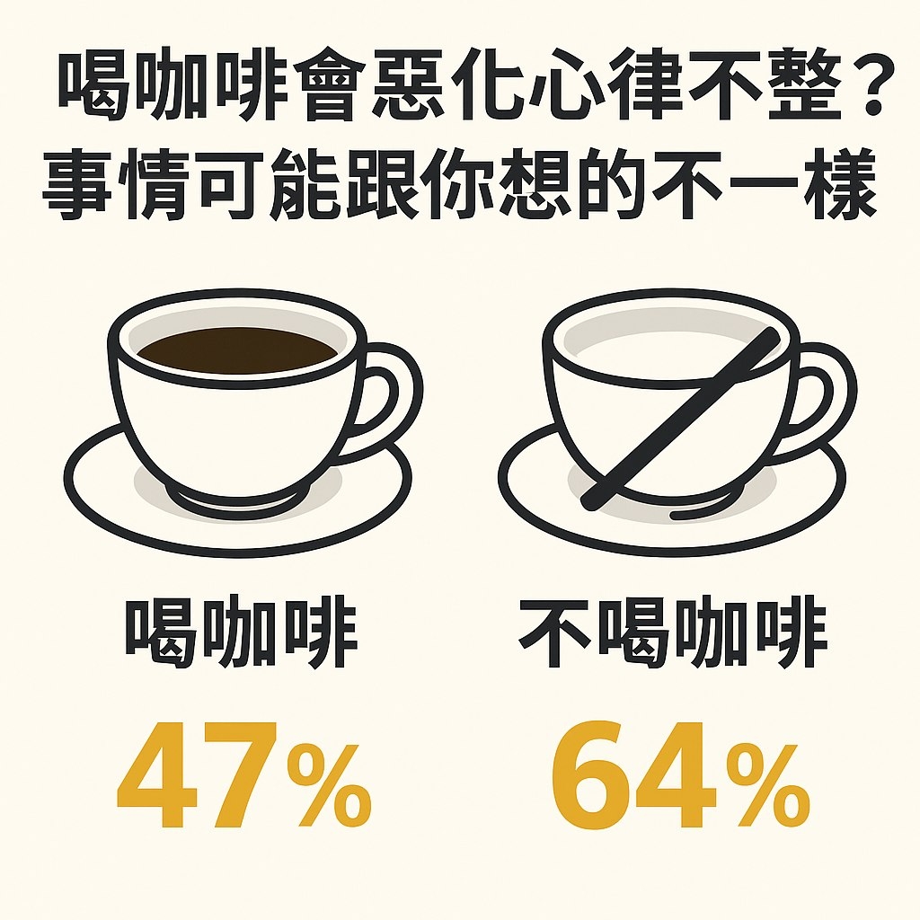 心律不整反要喝咖啡才不會復發？臨床試驗證實「3好處」穩定心律