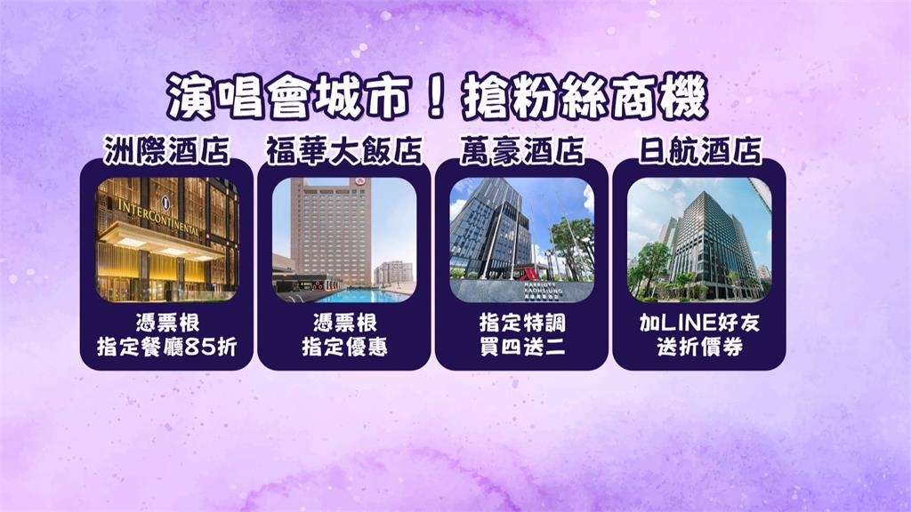 演唱會城市!高雄本週4地同時開唱 估單日吸「逾10萬粉絲」