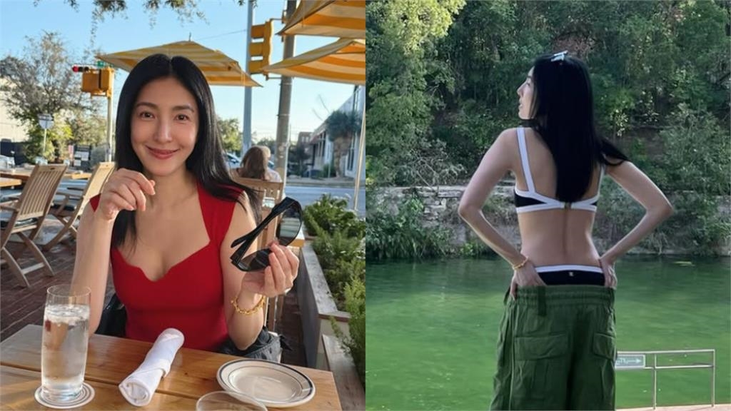 47歲楊謹華上身全淨空「脫到只剩Bra」!長褲狂下滑「猛洩小褲褲」辣暈網