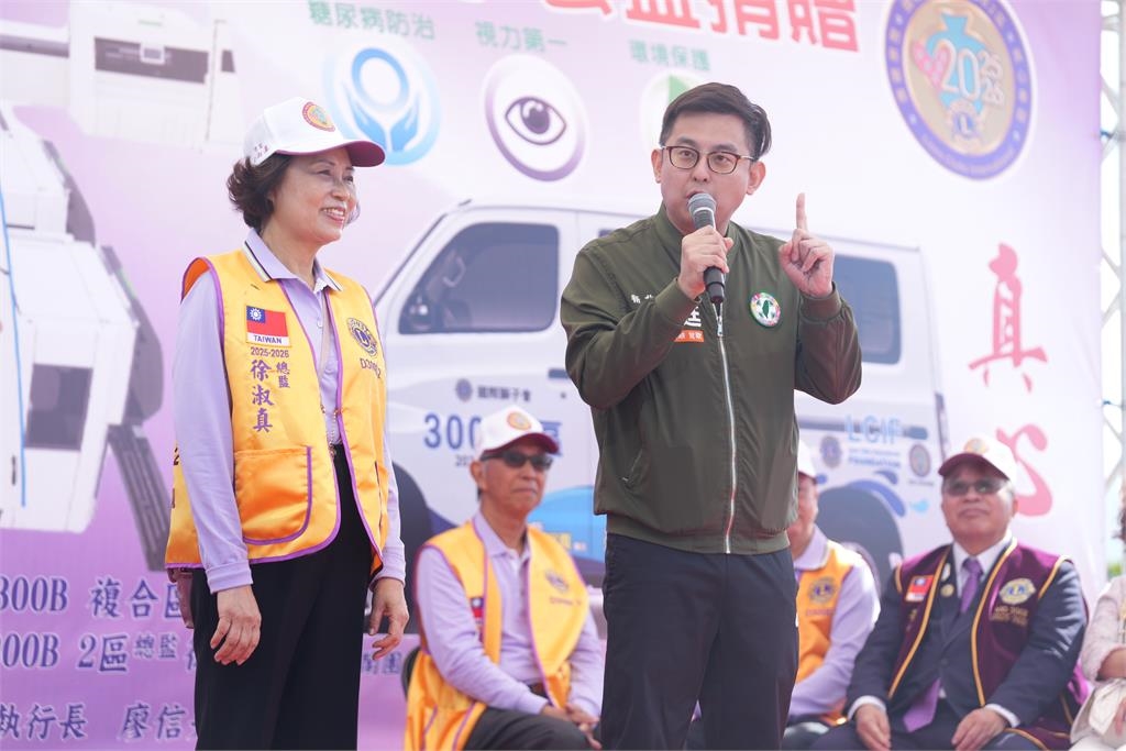 快新聞／國際獅子會捐恩主公醫院千萬設備　卓冠廷促成「回饋地方鄉親」