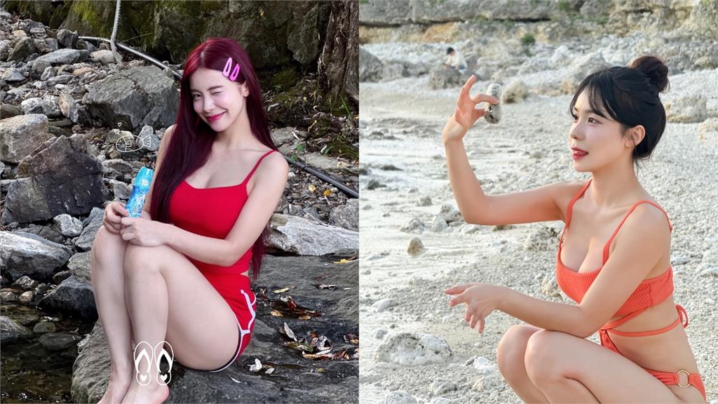 李多慧台中高鐵站耍辣!衣服穿太貼「炸出雙胞胎」16秒晃片震撼百萬人