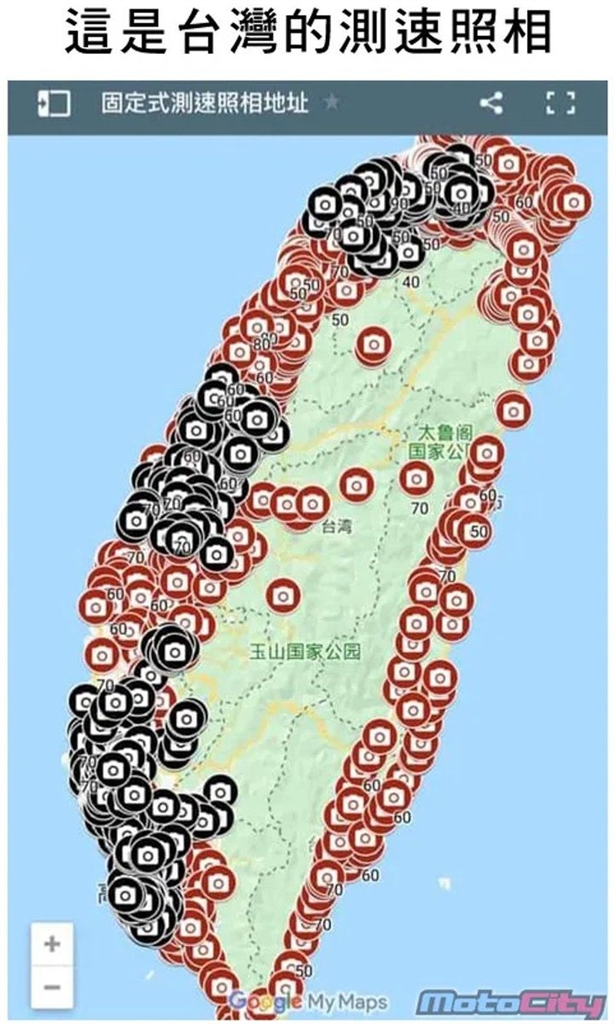 陳為民曬「台灣測速照相分佈圖」!驚見「密度比監獄還高」火大開轟了:國恥