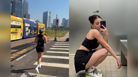 TWICE志效在高雄輕軌旁慢跑「亞灣美景全入鏡」　粉絲讚嘆國際型行銷