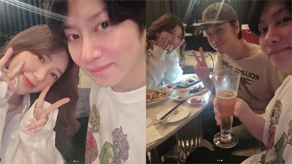 郭雪芙時隔11年合體「韓籍前夫」親密照曝光!她喊話希澈:和以前一樣溫暖