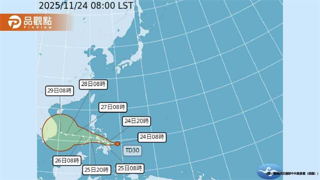 第27號颱風「天琴」即將生成！週四水氣北上全台變天
