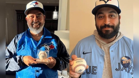 MLB(影)/世界大賽G7最狂父與子!兩顆關鍵全壘球成功拋售成為千萬富翁