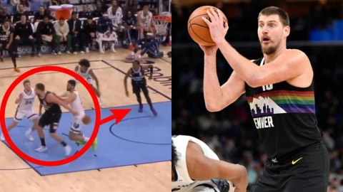 NBA(影)／這樣也助攻！約基奇「平凡轉身成絕妙小球」還加碼「壓哨羅國蝦」怎守？