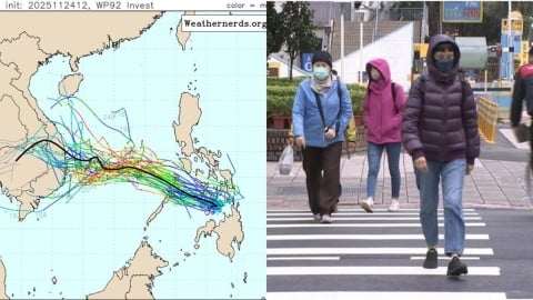 天琴估今升輕颱對台影響曝！專家揭這時段「急凍12℃」：1週2波東北季風南下