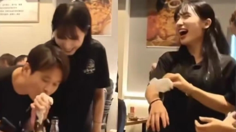 啦啦隊(影)/調製燒啤卻被粉絲吸手!「哈妮女神」嚇壞 經紀公司回應了