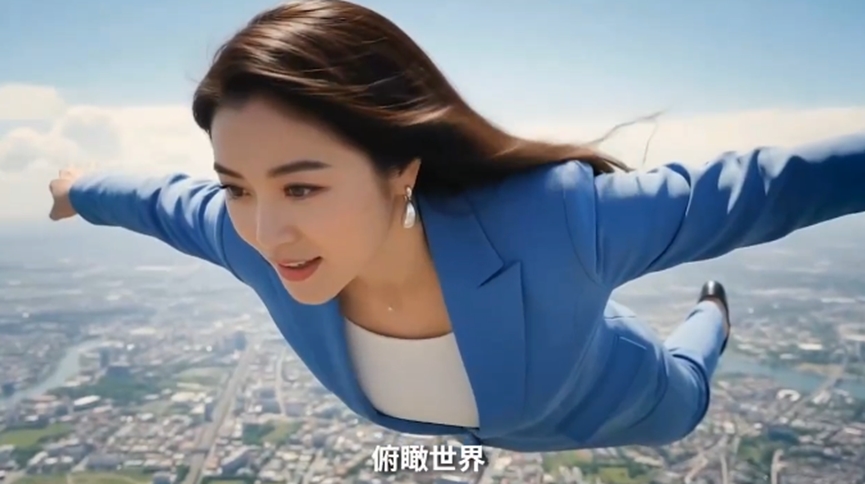 「新聞觀測站」劉方慈變身神力超人 台灣電視圈首支全AI宣傳曝光!