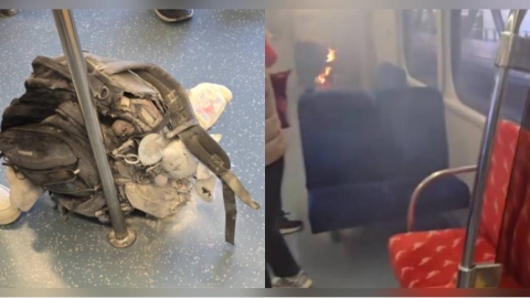 台鐵列車有行動電源自燃「車廂濃煙瀰漫」　列車長急滅火