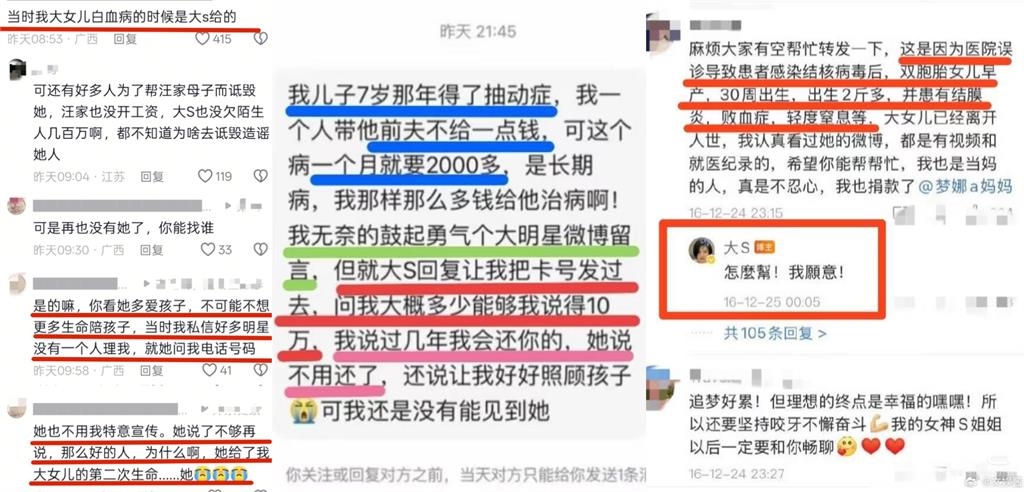 大S生前善舉「捐款百萬」救白血患者…病童母淚喊:是她給女兒第二次生命!