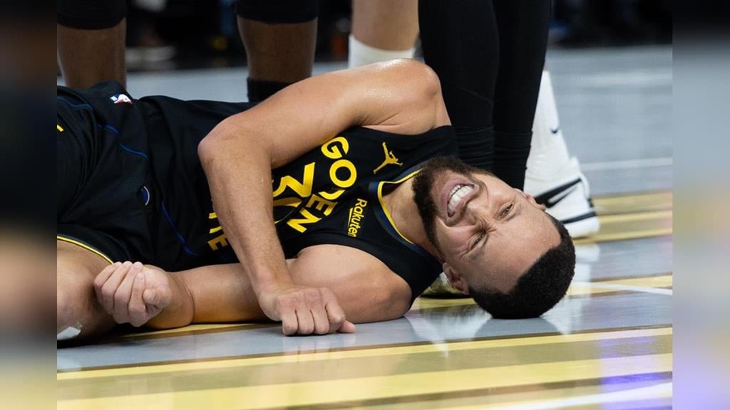 NBA(影)／勇士不妙！當家巨星「咖哩大神」柯瑞傷退　已接受核磁共振檢查