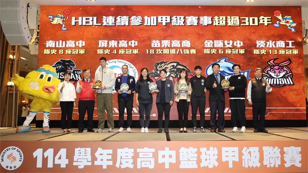 HBL(影)/不簡單!男生預賽雄中打頭陣登場 記者會致敬「參戰逾30年老牌勁旅」