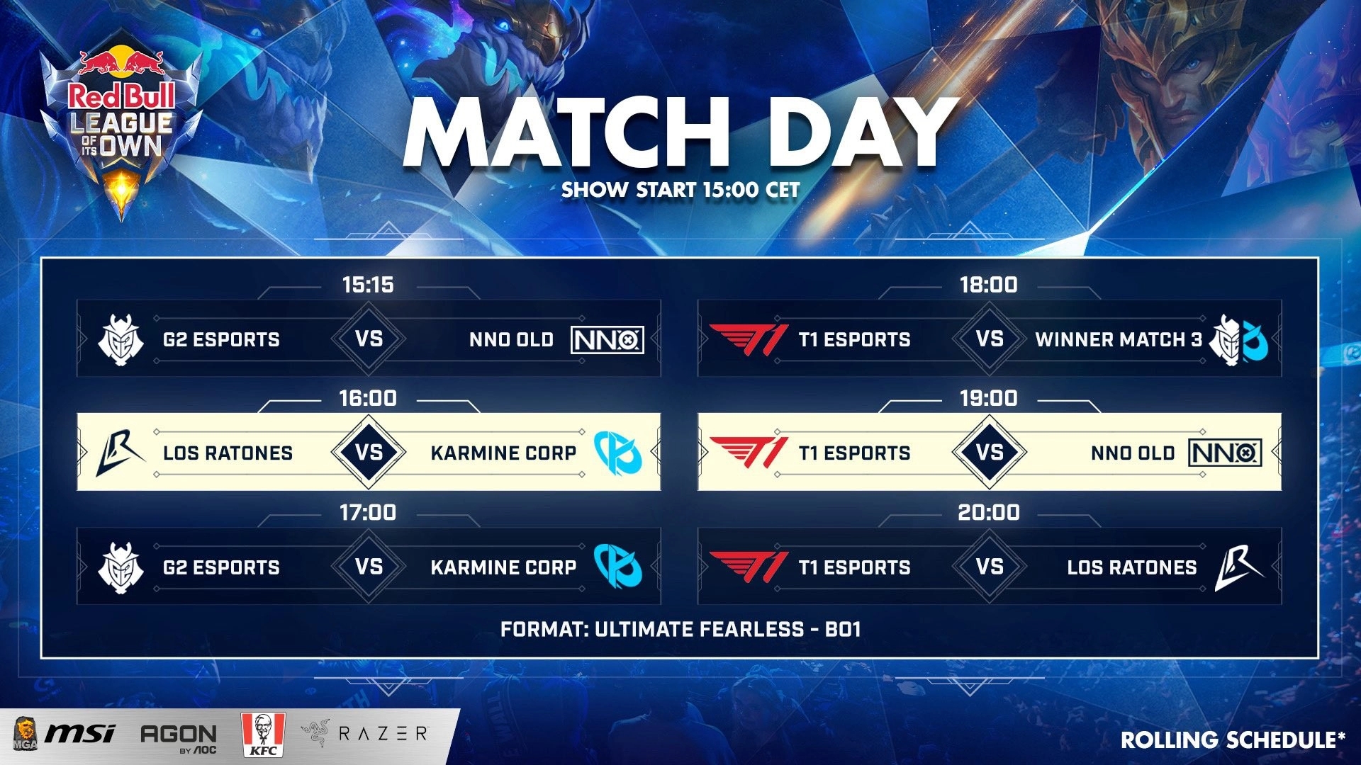 2025 紅牛盃賽程表(來源:紅牛盃 粉專)