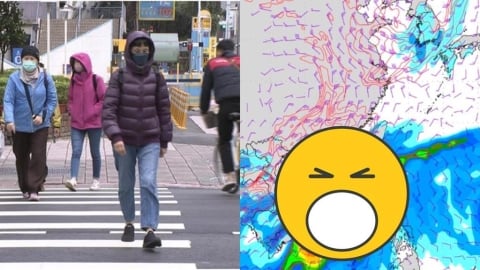 「濕冷急轉急凍」入冬最強冷空氣今晚殺到！首波「大陸冷氣團」這天恐強襲