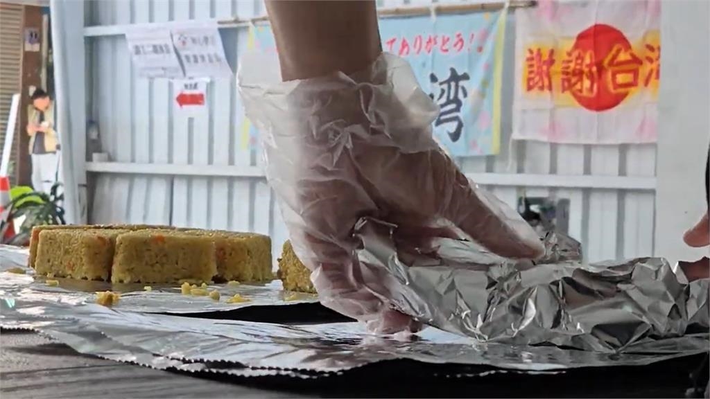 快新聞／台日友好！光復鄉災後復舊中　日311前災民飯糰謝恩