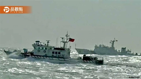 中國海警4艦強闖金門海域2小時！海巡署怒轟：常態騷擾