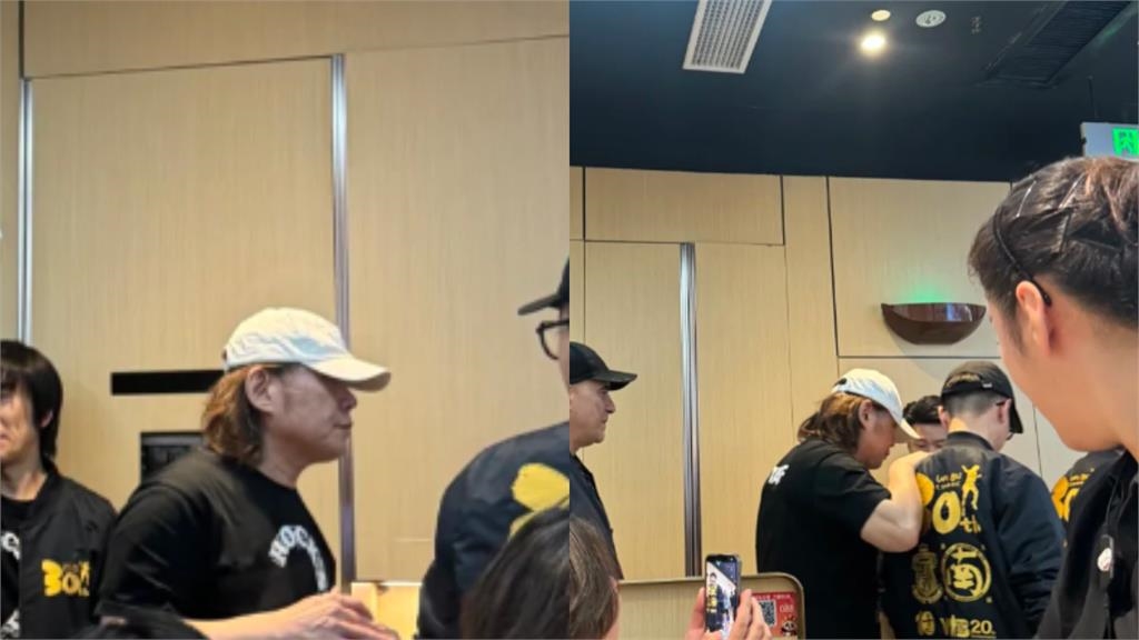 伍佰演唱會下班被捕獲「穿工服」現身海底撈！57歲真面目超反差網笑：甩麵打工？