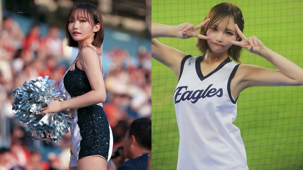 棒球(影)／韓職啦啦隊這寶藏女孩深藏不露！甜美可愛櫻花妹打起棒球天賦滿滿超驚人