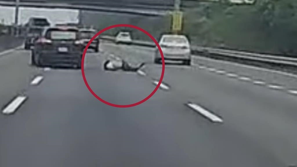 國道上演真實版《玩命關頭》！男從「後座摔出」後車S型急閃30秒片流出…