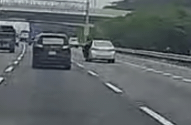 國道上演真實版《玩命關頭》！男從「後座摔出」後車S型急閃30秒片流出…