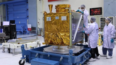 齊柏林衛星升空 總統:台灣邁向太空新時代重要一步