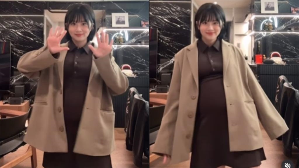 焦凡凡「挺超巨孕肚」熱舞!「狂扭11秒片」曝光網嚇瘋急喊:快坐好…