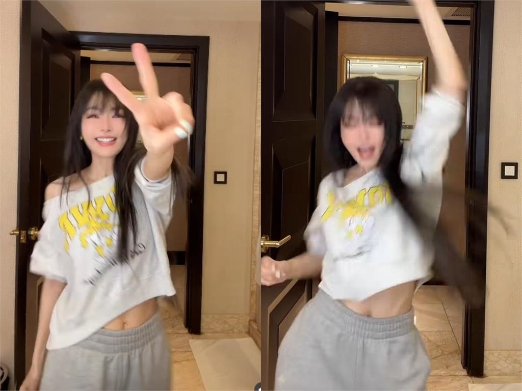 50歲謝金燕抬手「狂炸川字腹肌」！逆齡辣舞15秒電趴網：太逼人了…