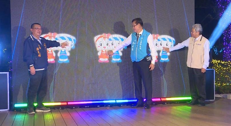 「礁溪溫泉燈花季燈」熱鬧開幕　夜景絢麗又浪漫