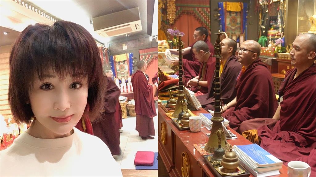 香港大火/潘迎紫不捨宏福苑百人罹難!親赴法會「跪地祈福」:離苦得樂