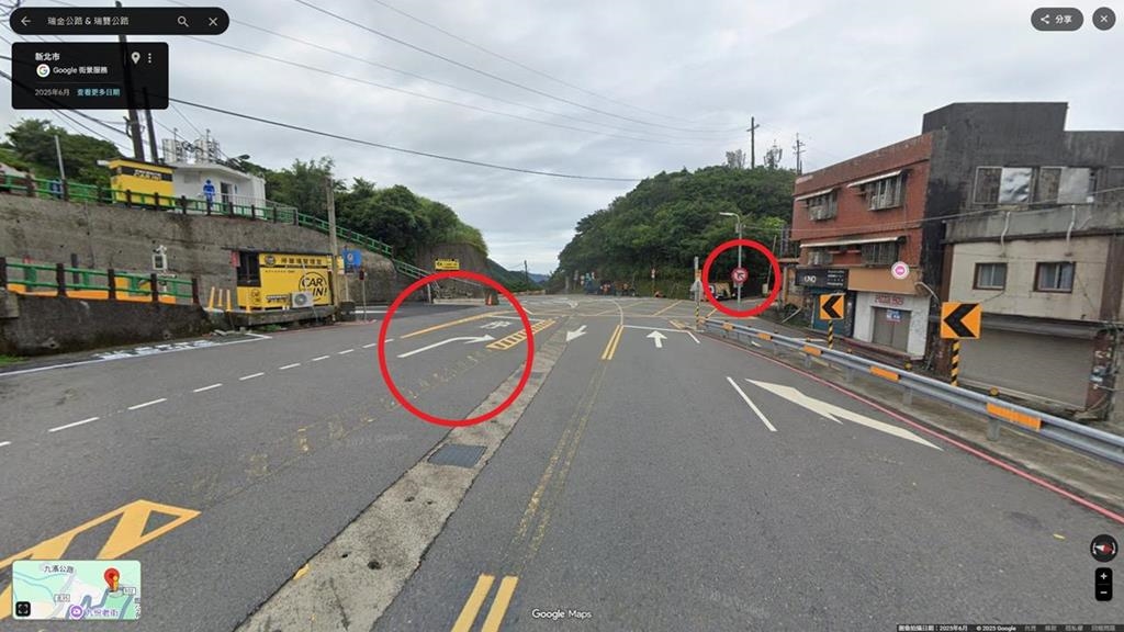 神鬼設計！新北瑞芳1路口「右側車道禁右轉」　網酸：市府搶錢？