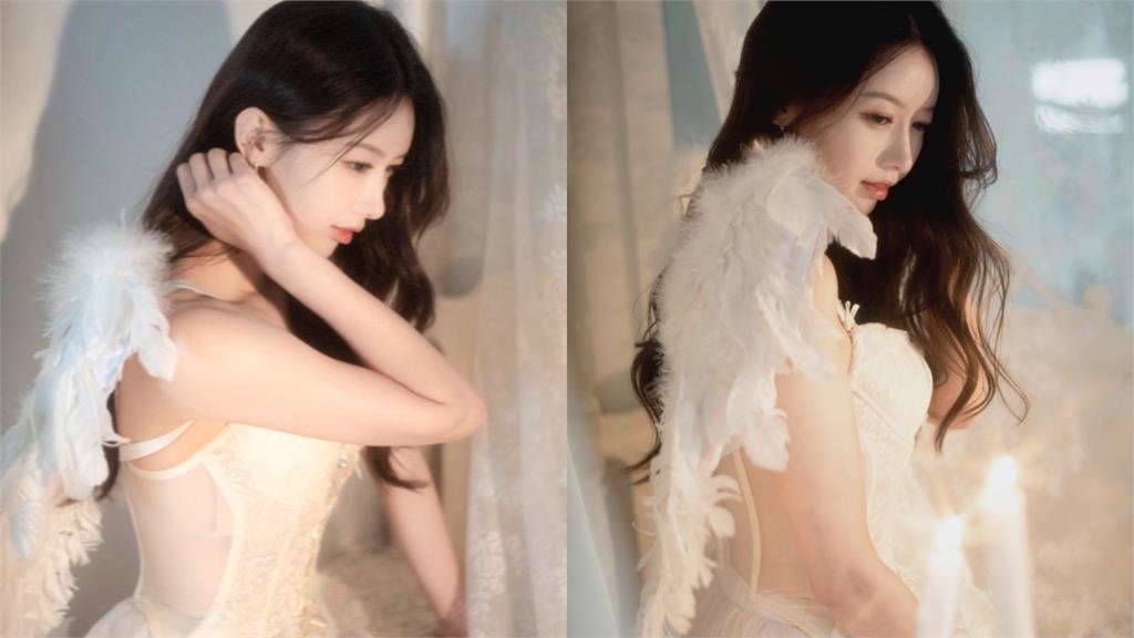「純白天使」竟是啦啦隊李雅英！網一看「蕾絲薄紗」嗨喊：AI走出來的？